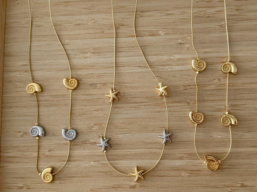 MARINE LIFE ADJUSTABLE NECKLACES