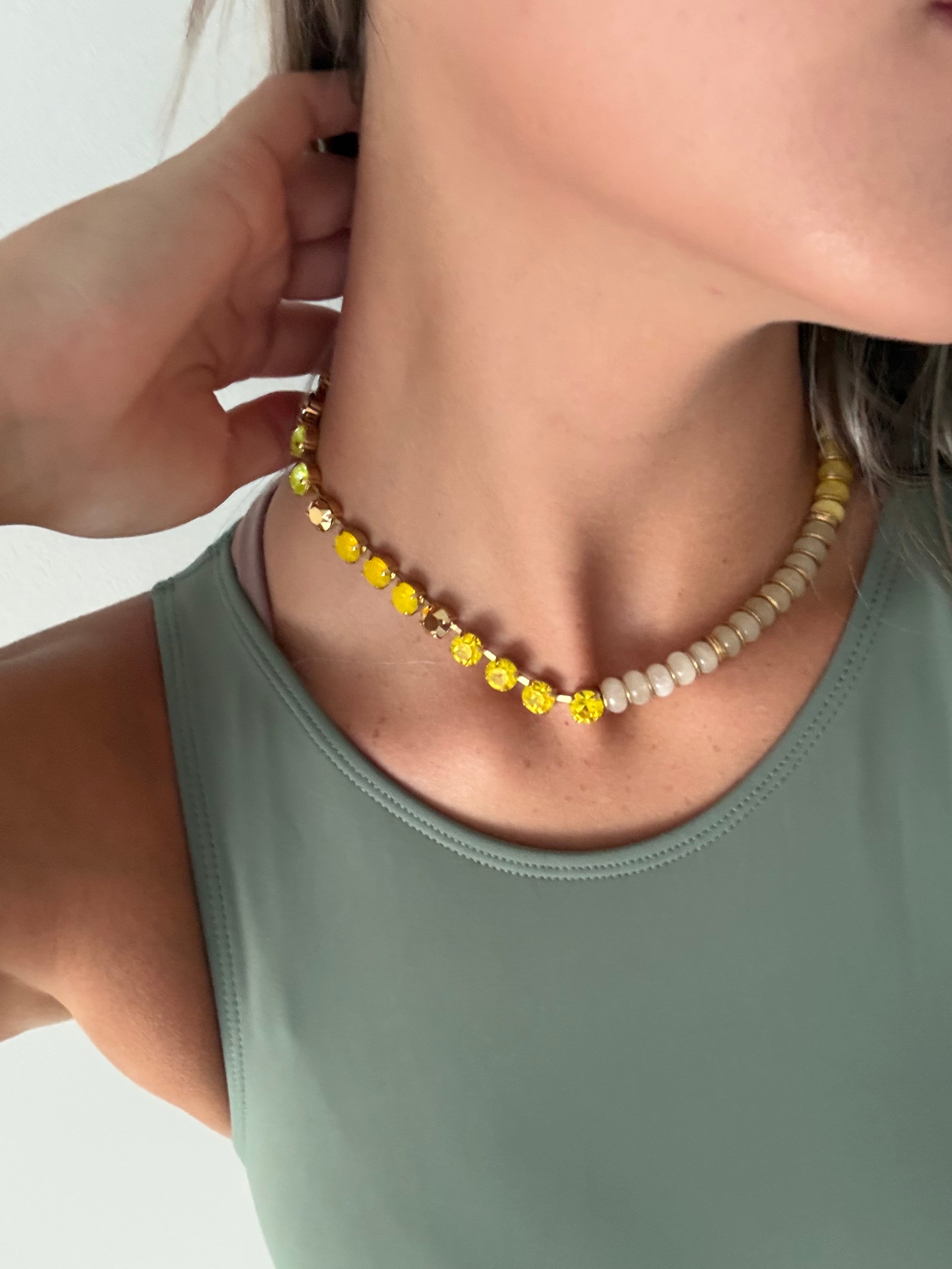 FAYE NECKLACE IN GOLDIE MIX