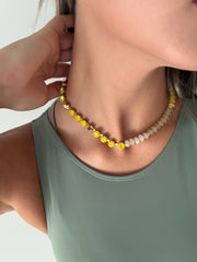 FAYE NECKLACE IN GOLDIE MIX