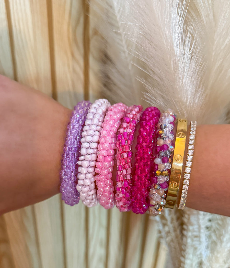 FANCY CRYSTAL ELASTIC BRACELETS