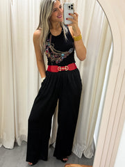 BLACK CHAINS TANK TOP
