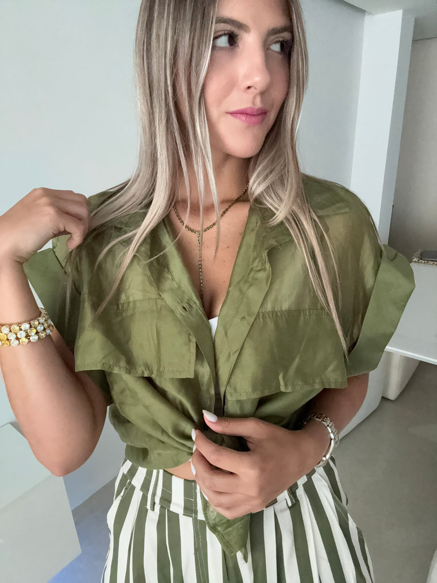 SHEER POCK BLOUSES