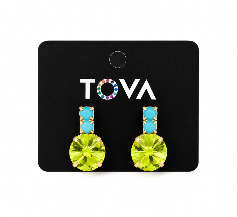 DEE EARRINGS IN CITRUS LIME