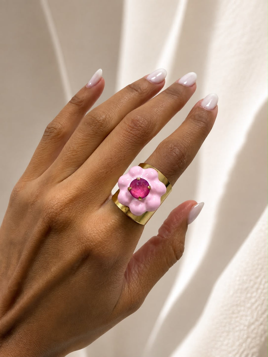 NERISSA RING IN ROSE LUNE