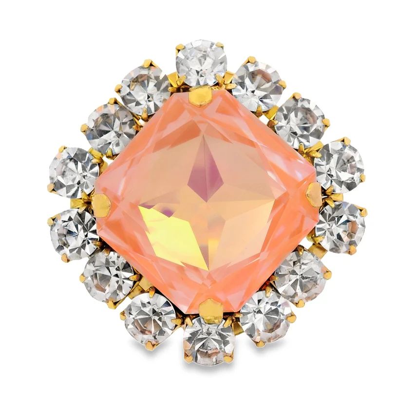 SYLVIA RING IN PEACH