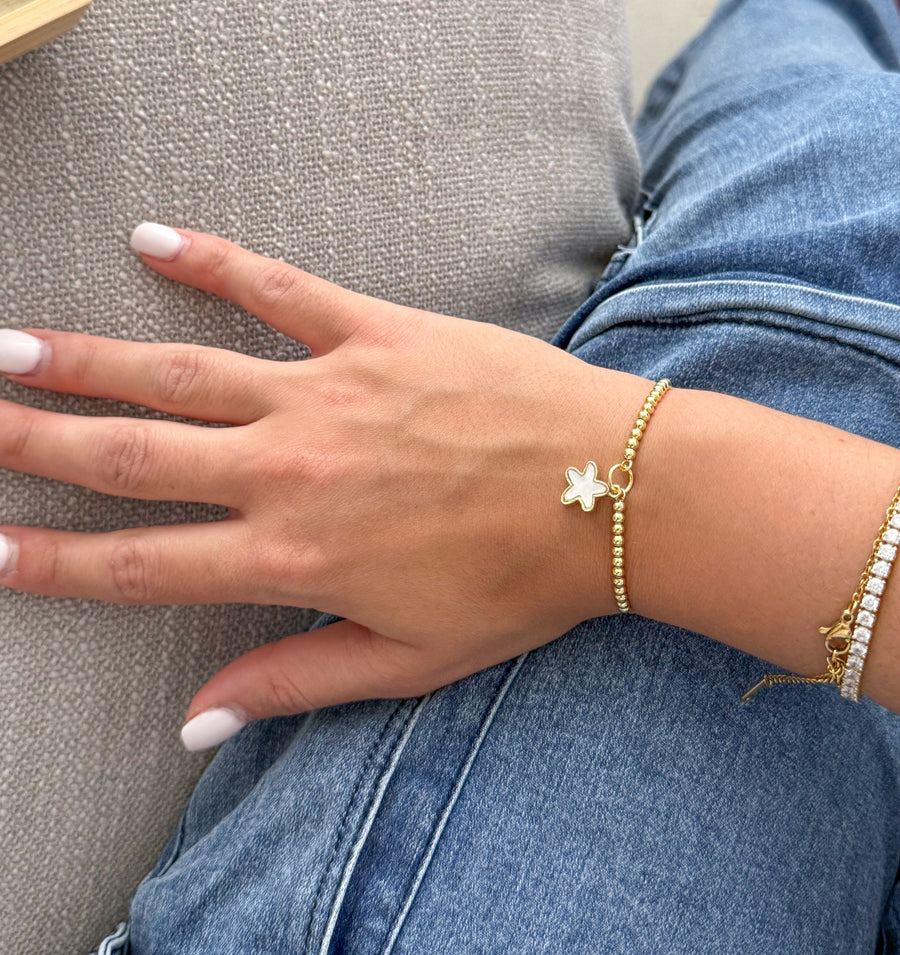 REVERSIBLE STARFISH ADJUSTABLE BRACELET