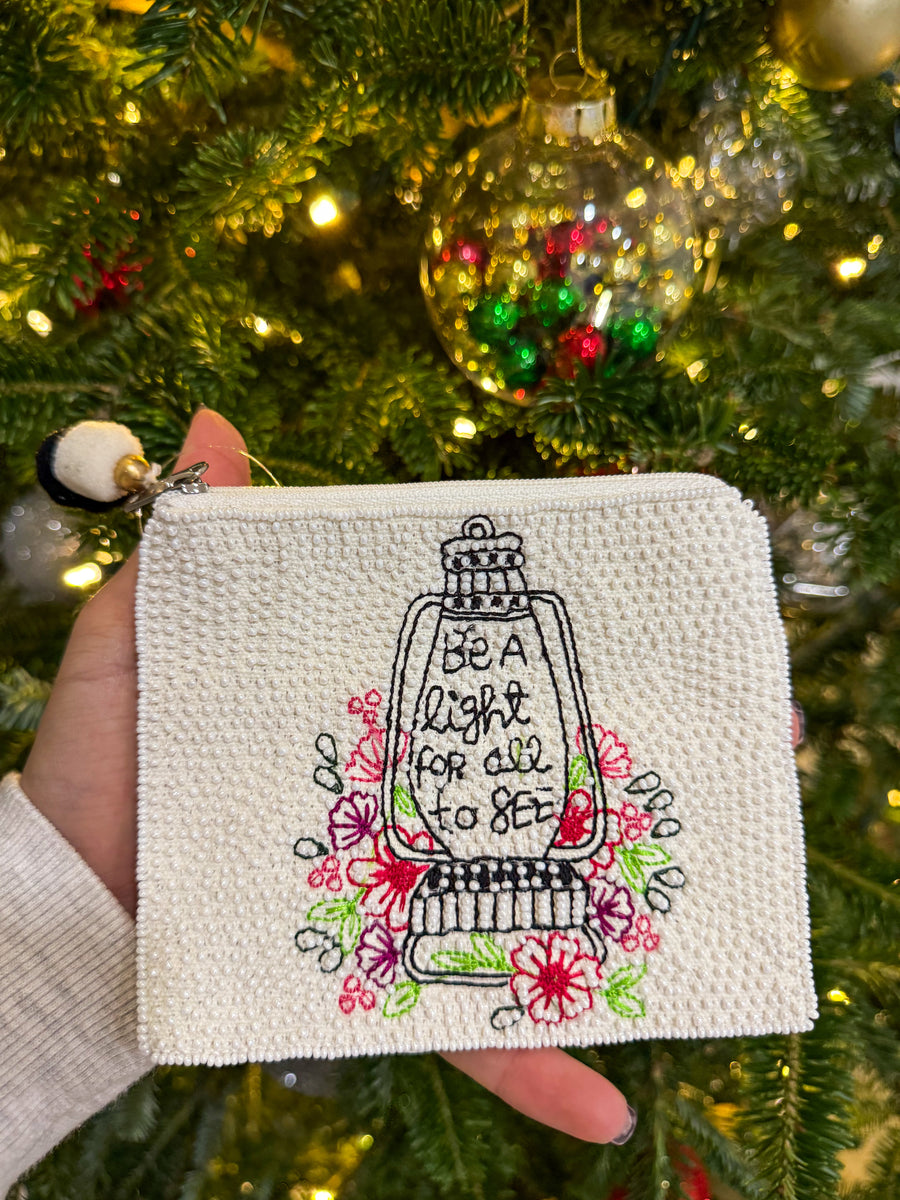 BE A LIGHT FOR ALL TO SEE COIN BAG