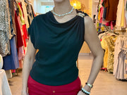 BROOCH KNITTED TOP