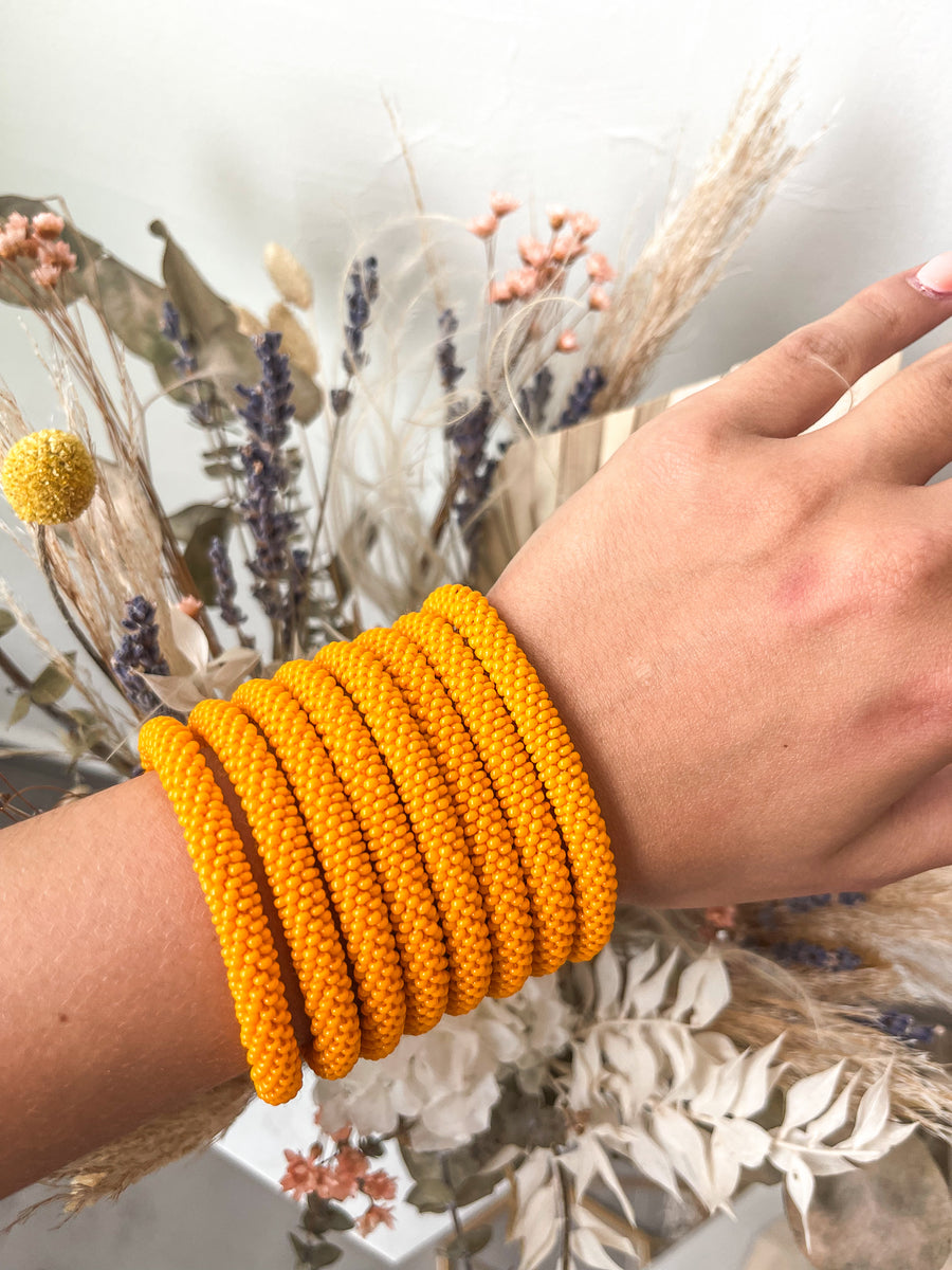 ORANGE GLOSSY ORIGINAL ROLL-ON BRACELET