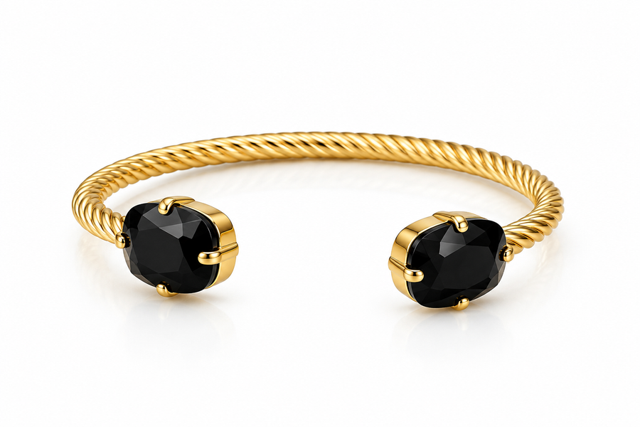 CHARLOTTE CUFF IN JET