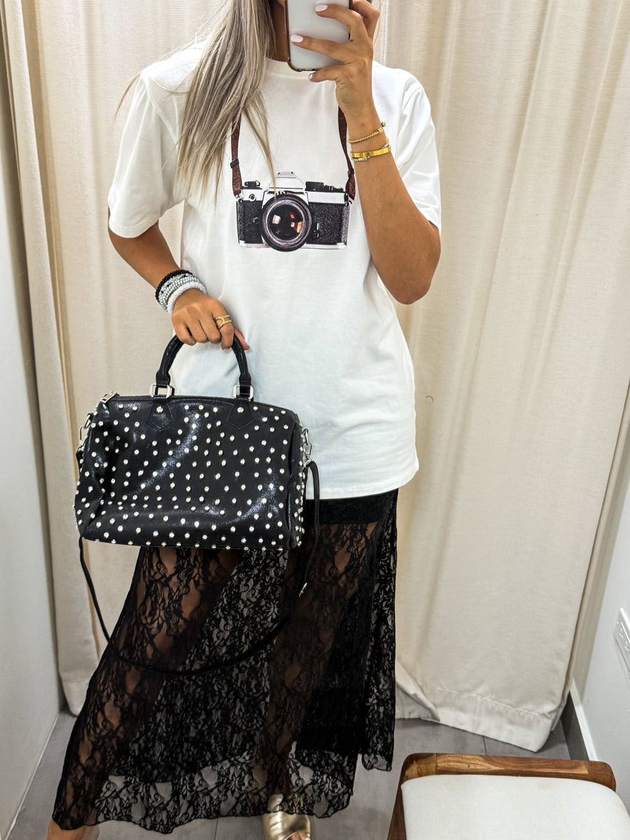 RHINESTONES STUDDED BAG/CROSSBODY