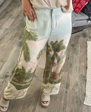PASTEL PRINTED LONG PANTS