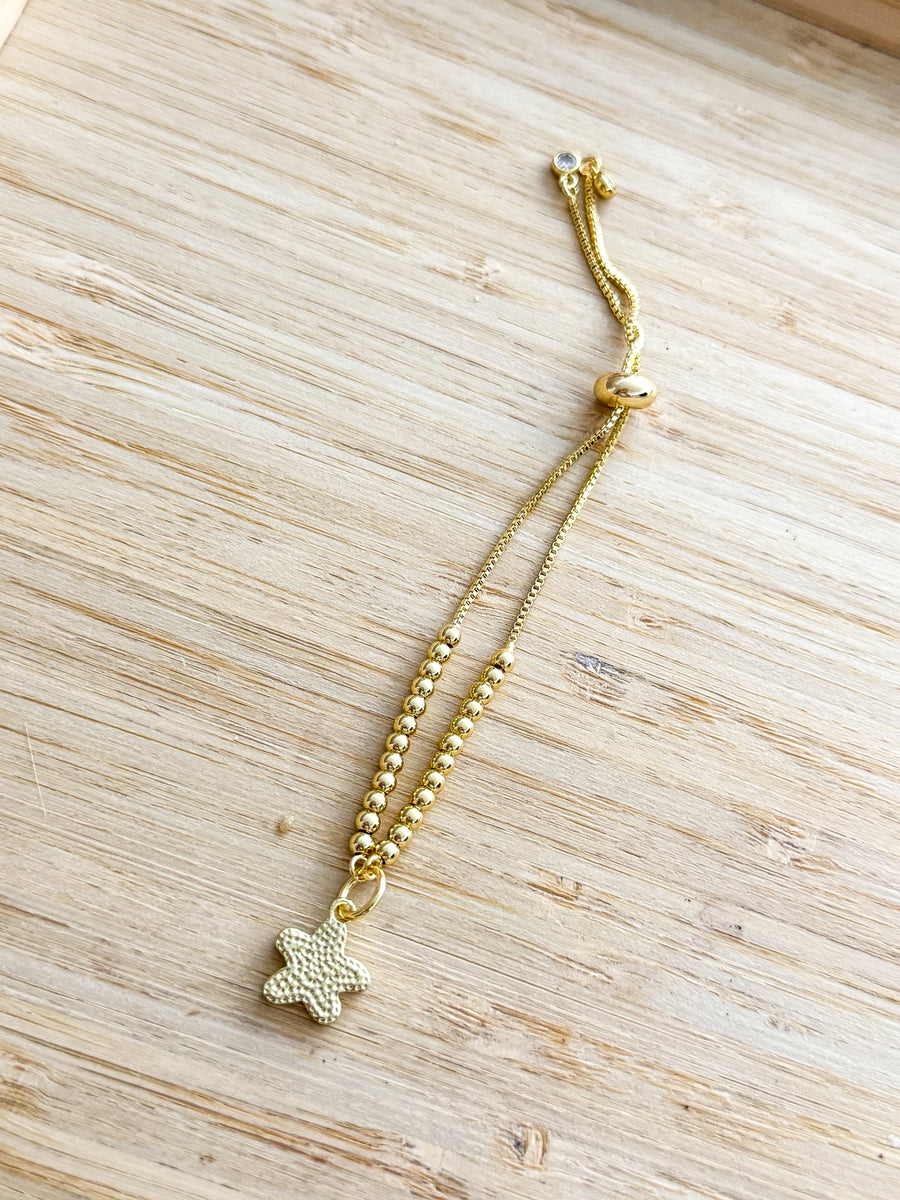 REVERSIBLE STARFISH ADJUSTABLE BRACELET
