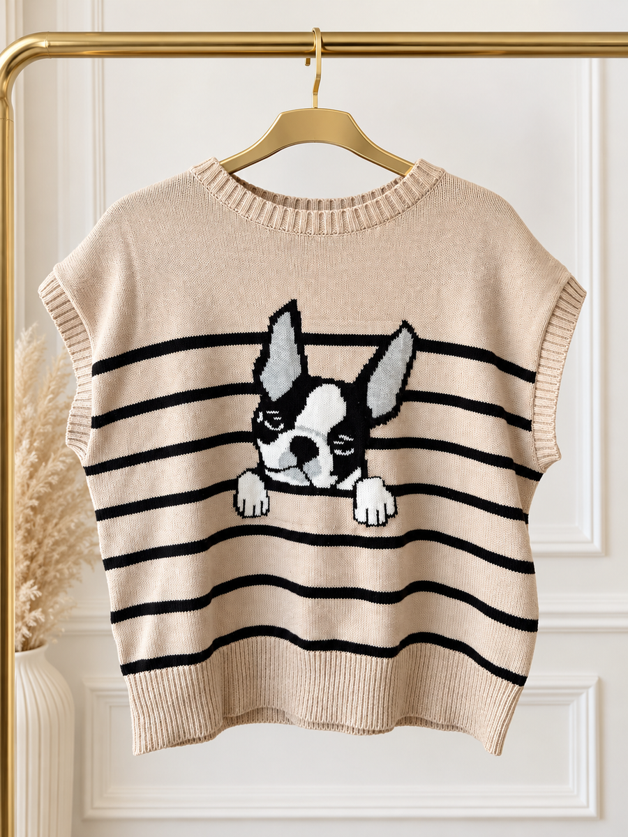 FRENCHIE DOG SWEATER TOP