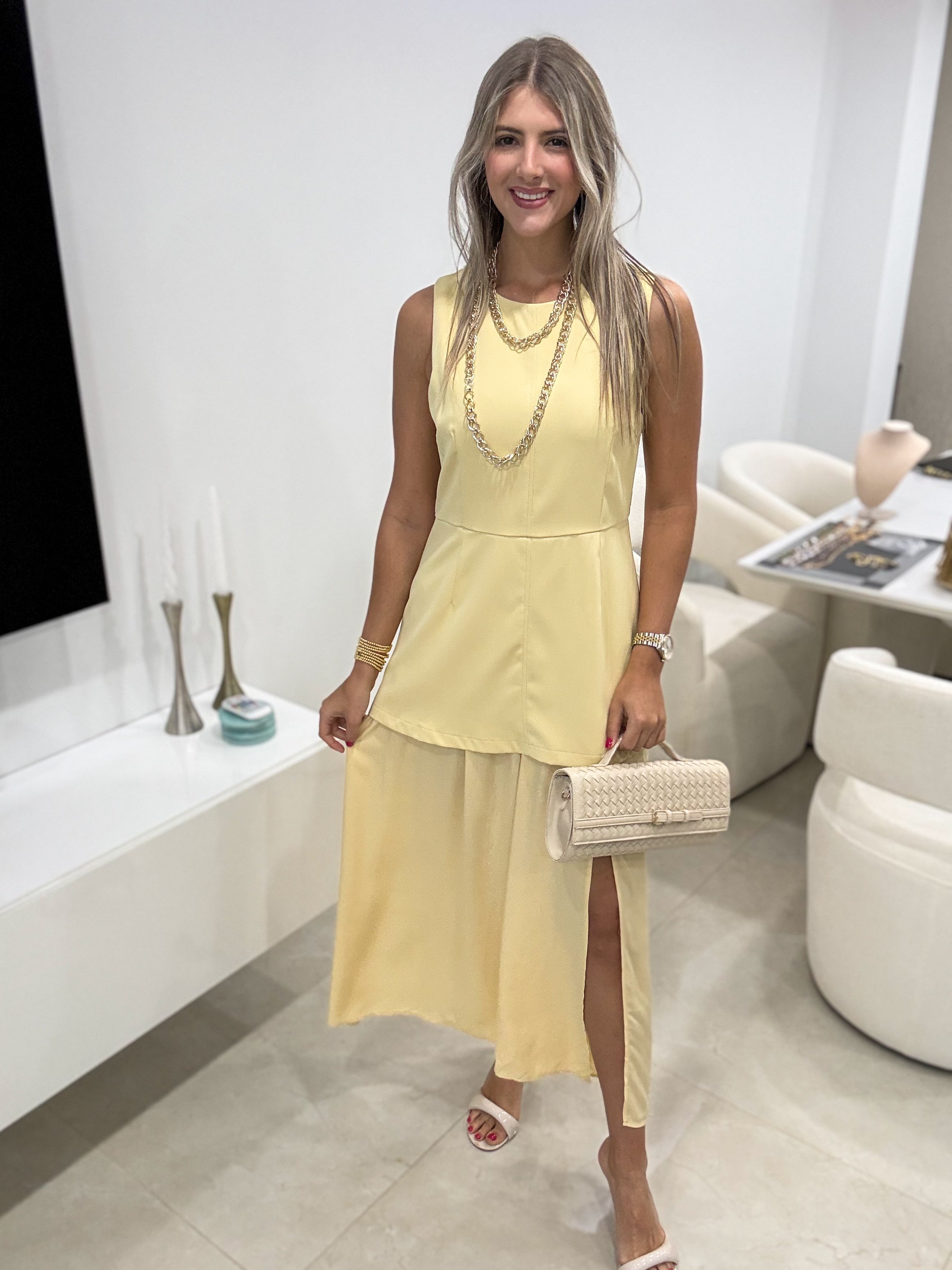 BUTTER YELLOW DRESS