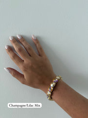 SWAROVSKI CRYSTAL ELASTIC BRACELET