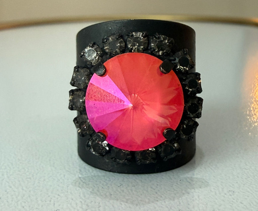 JACCI RING IN SMUTT ELECTRIC RED