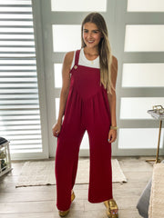 BURGUNDY OVERALL