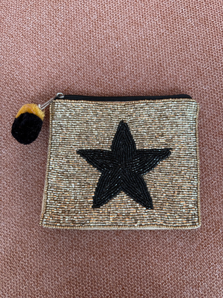 BLACK STAR COIN BAG
