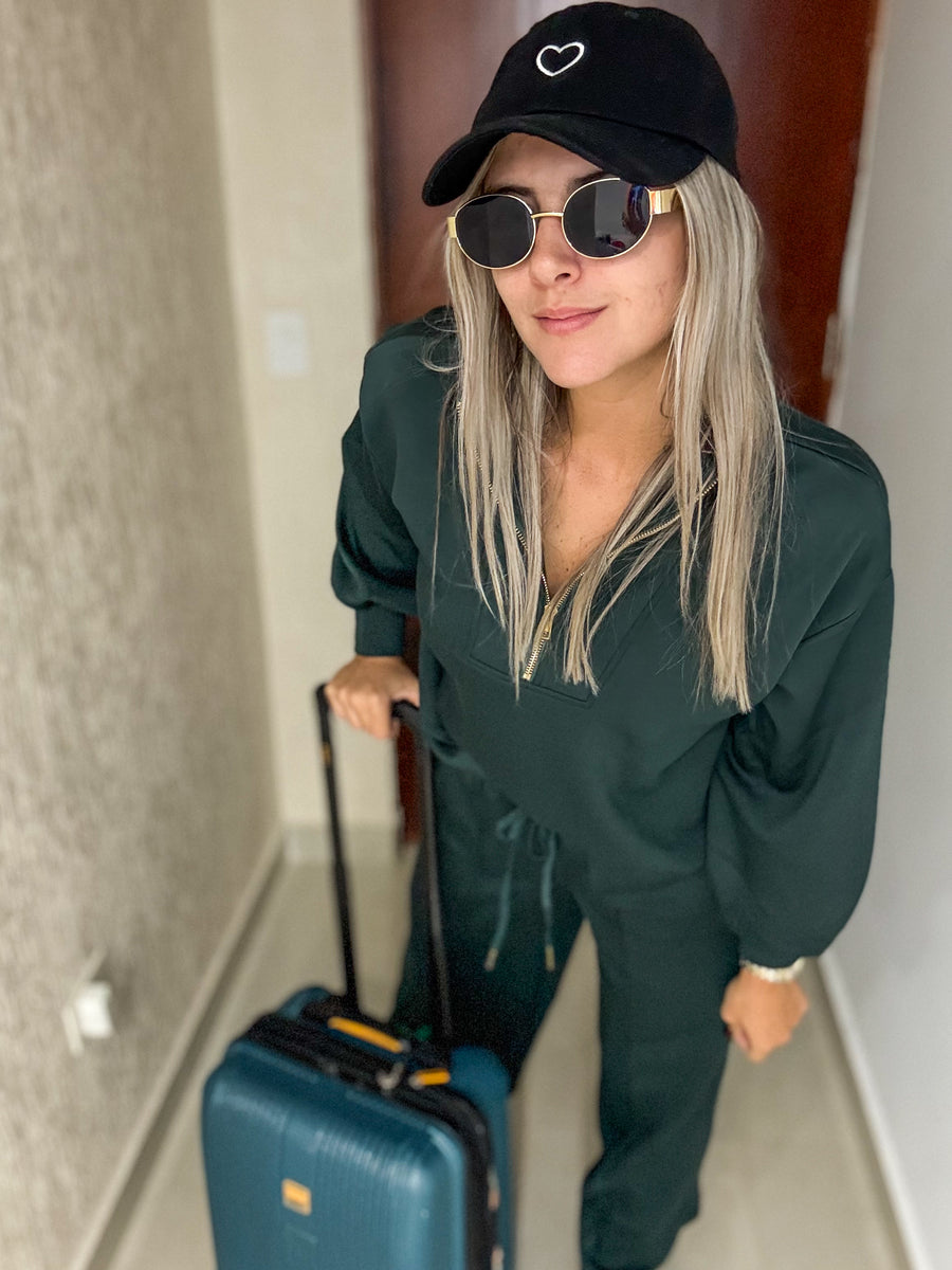 FOREST GREEN TRAVEL SET