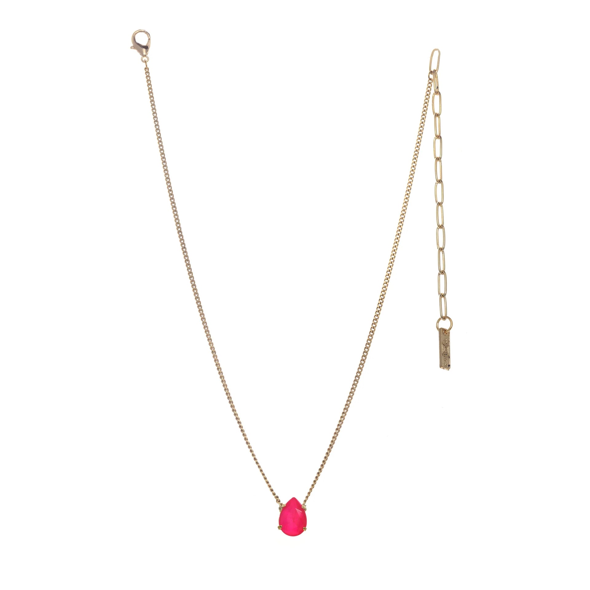 LUMI NECKLACE IN ELECTRIC PINK SUMMER
