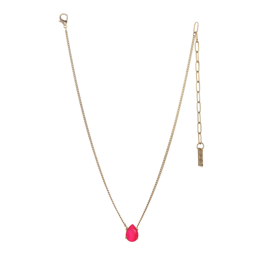 LUMI NECKLACE IN ELECTRIC PINK SUMMER