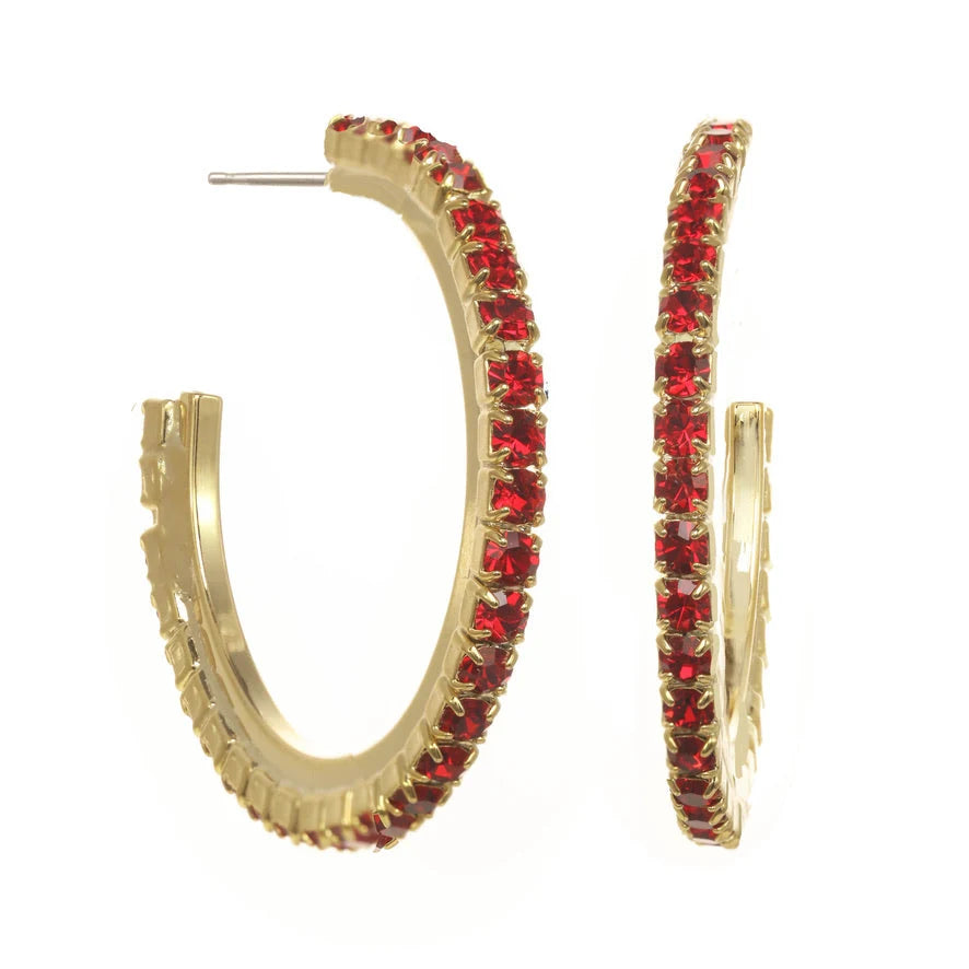 SLIM HOOP EARRINGS