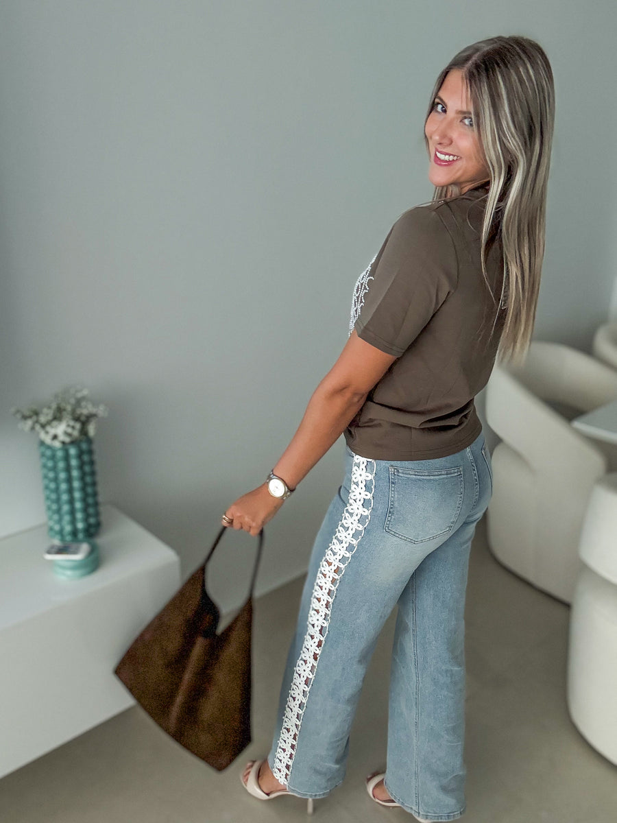 OLIVE PEARL T-SHIRT