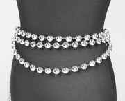 MULTI LAYERED BALL CHAIN BELT