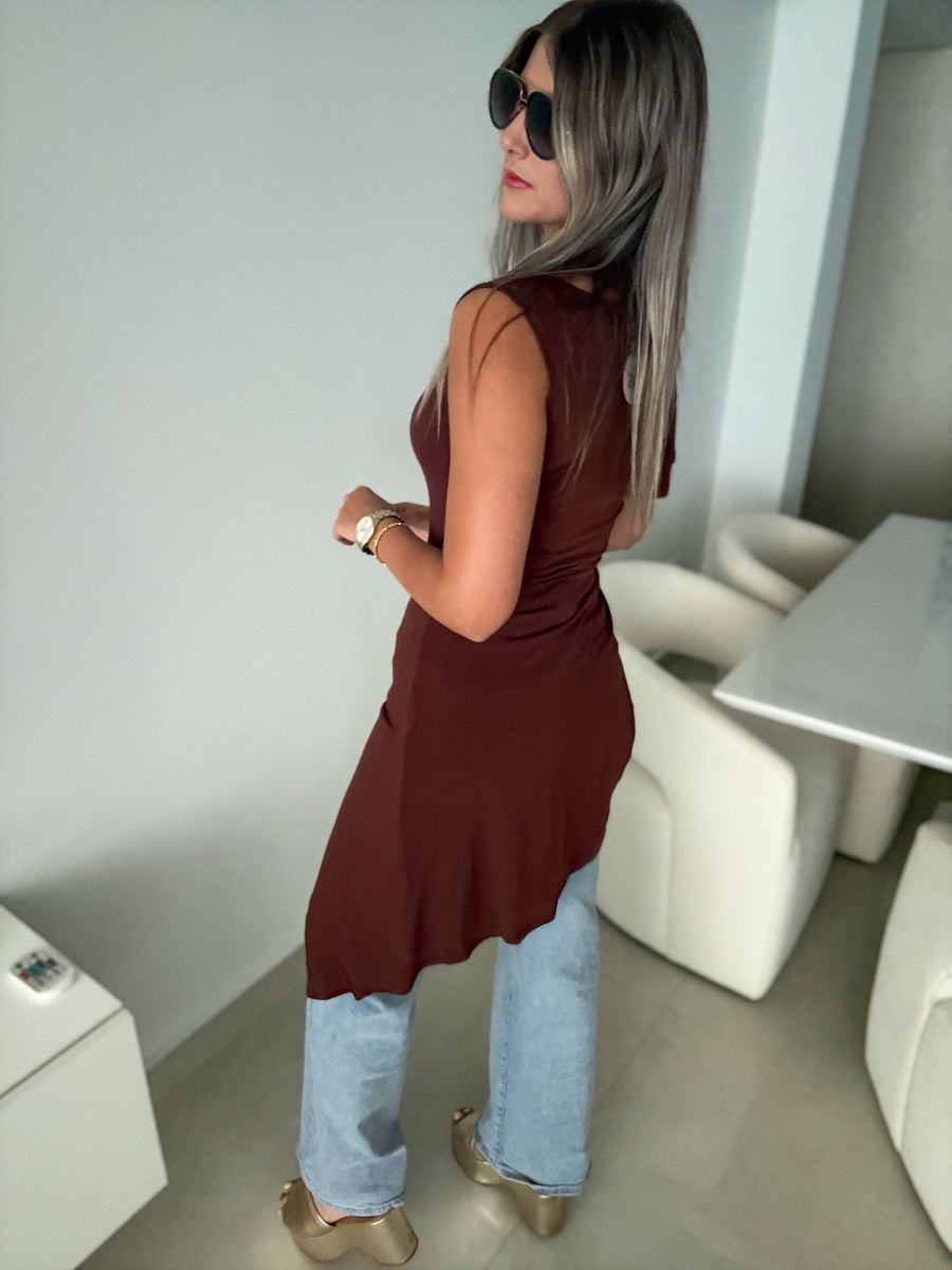 ASYMMETRIC BLOUSE