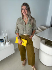 FALL COLOR BARREL PANTS