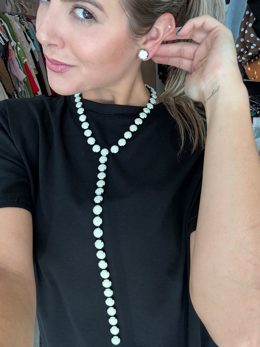 L.A NECKLACE IN IVORY COWBOY/SMUTT