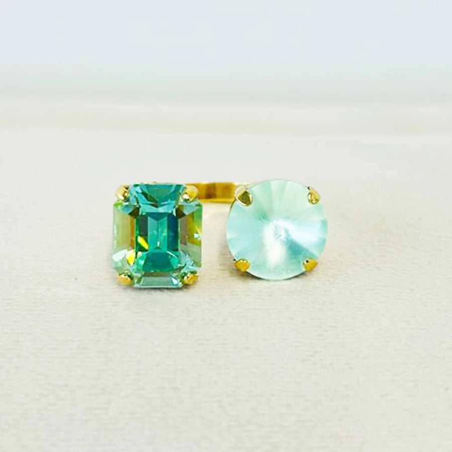JANEL RING IN GREEN