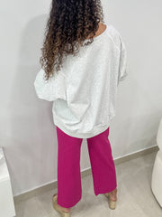 HOT PINK FRONT POCKET PANTS