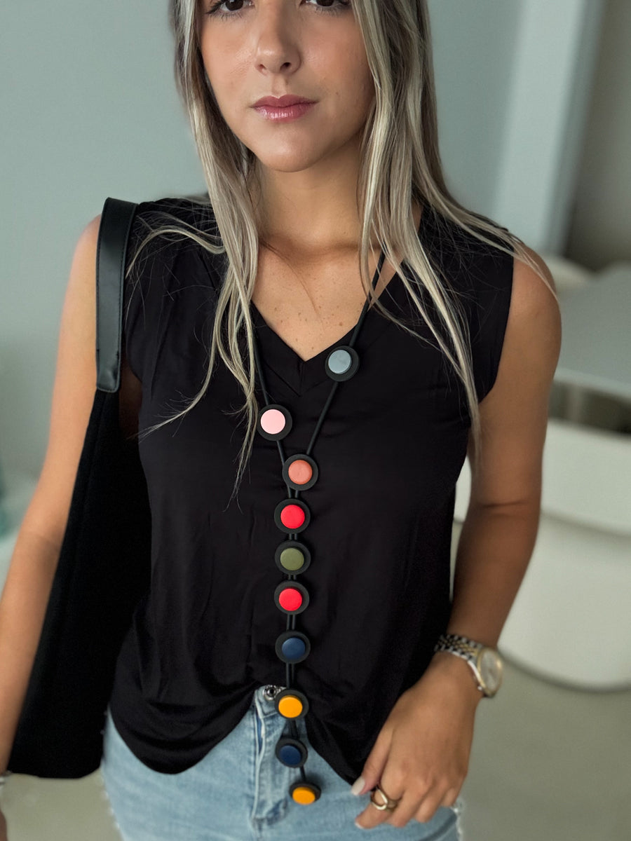 V-NECK SOFT TANK TOPS