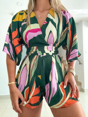 KIMONO PRINTED ROMPER