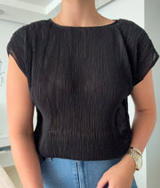 PLISSE BLOUSE