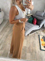 CAMEL TAILORED PANTS