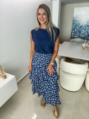 POLKA DOT RUFFLE SKIRT