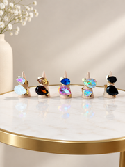 SWAROVSKI DROP RING