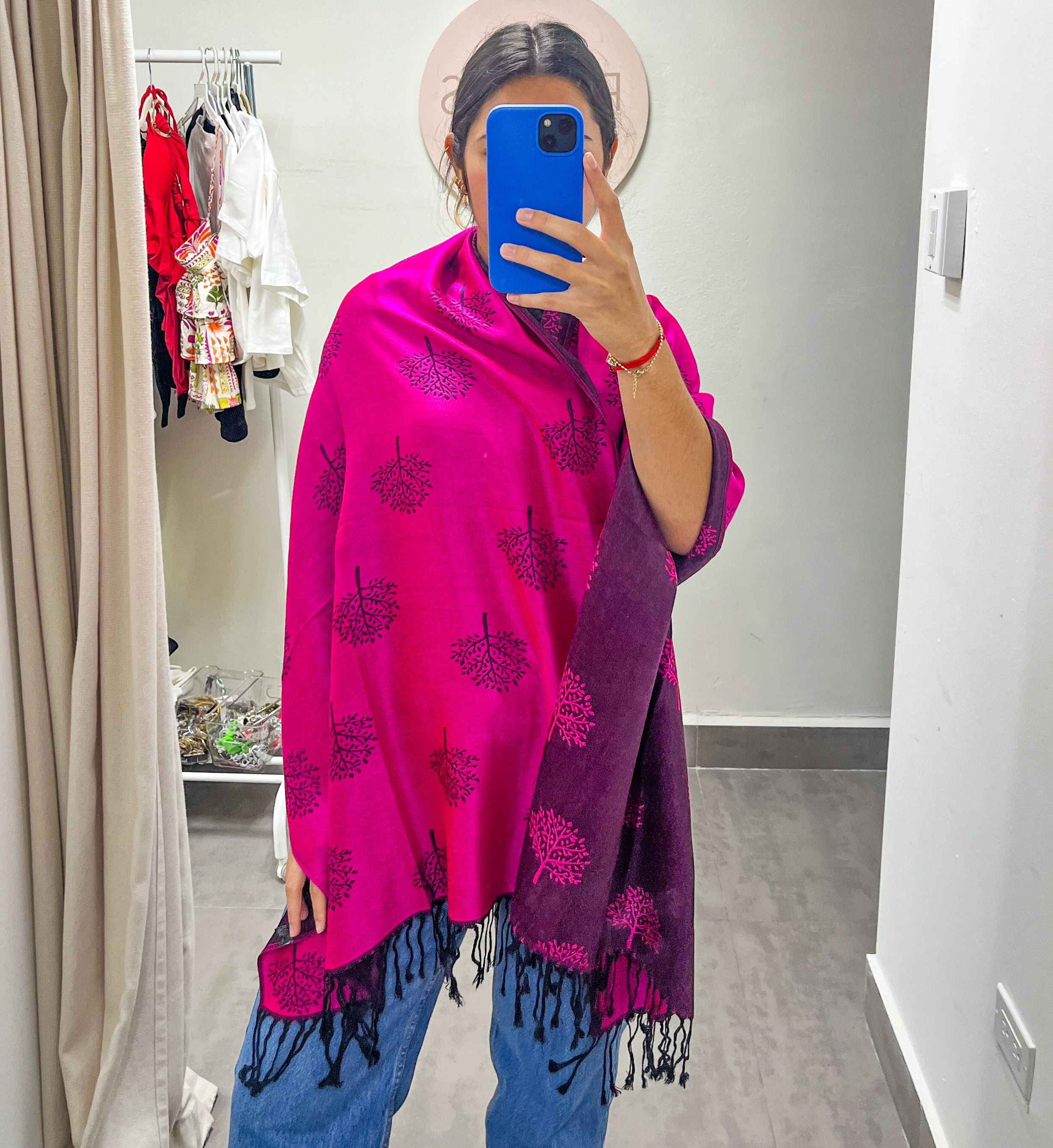 TREE PRINT PASHMINA