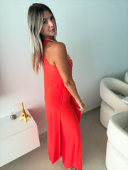 PIA ORANGE RACERBACK TOP & PANT SET