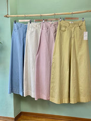 PASTEL WIDE LEGGED PANTS