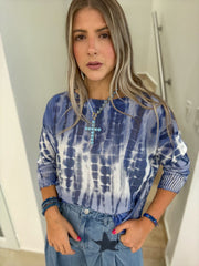 BLUE SHADES KNITTED SWEATER