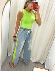 SMOOTH LIME GREEN BODYSUIT