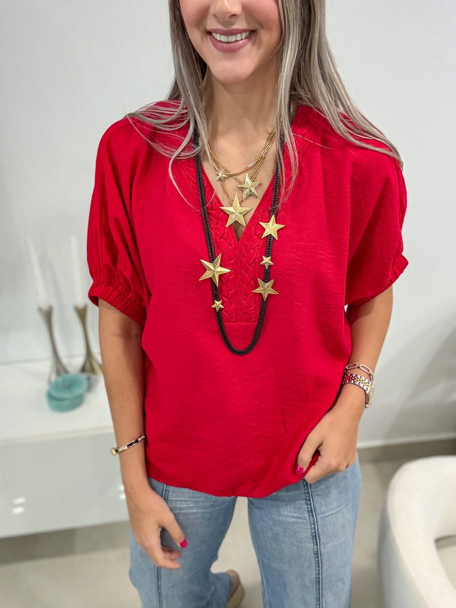 ROPE DETAIL COLLAR TUNIC