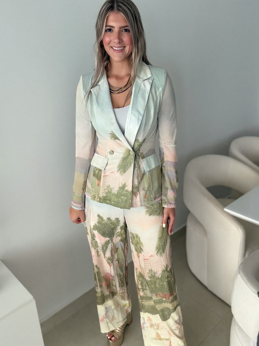 PASTEL PRINTED LONG PANTS