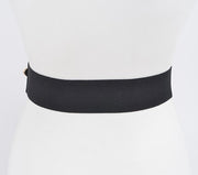 MULTI METAL CHAIN LAYERED STRETCH BELT