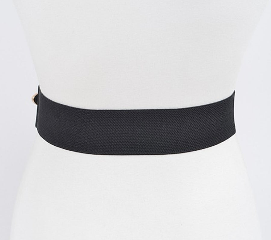 MULTI METAL CHAIN LAYERED STRETCH BELT