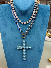 BLUE FELICITY NECKLACE